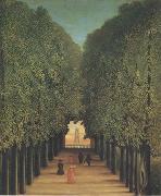 Henri Rousseau The Avenue,Park of Saint-Cloud Sweden oil painting artist